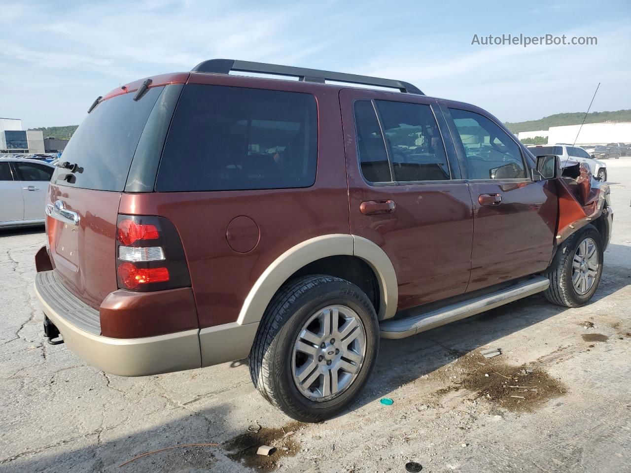 2010 Ford Explorer Eddie Bauer Темно-бордовый vin: 1FMEU6EE9AUA36549