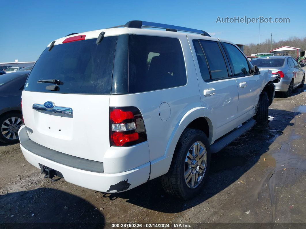 2010 Ford Explorer Limited White vin: 1FMEU6FE0AUA95097