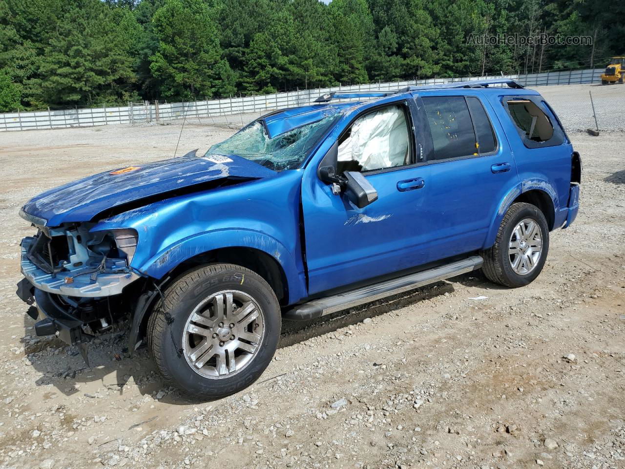 2010 Ford Explorer Limited Blue vin: 1FMEU6FE8AUA15397