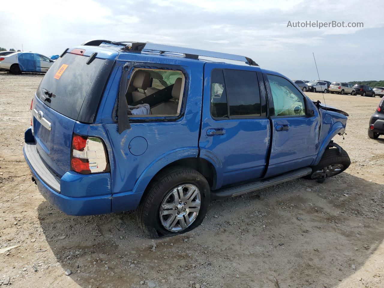 2010 Ford Explorer Limited Blue vin: 1FMEU6FE8AUA15397