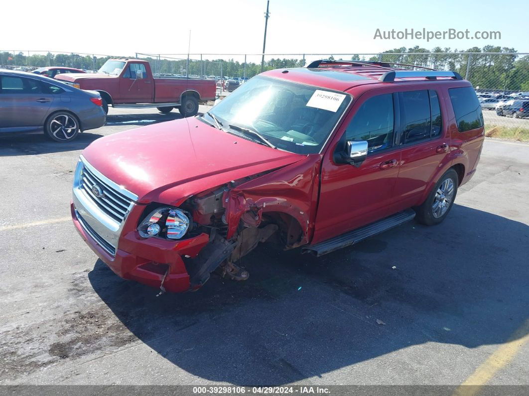 2010 Ford Explorer Limited Maroon vin: 1FMEU6FE9AUB15928