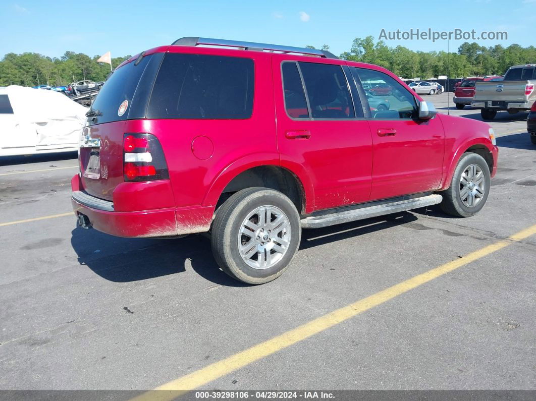 2010 Ford Explorer Limited Maroon vin: 1FMEU6FE9AUB15928