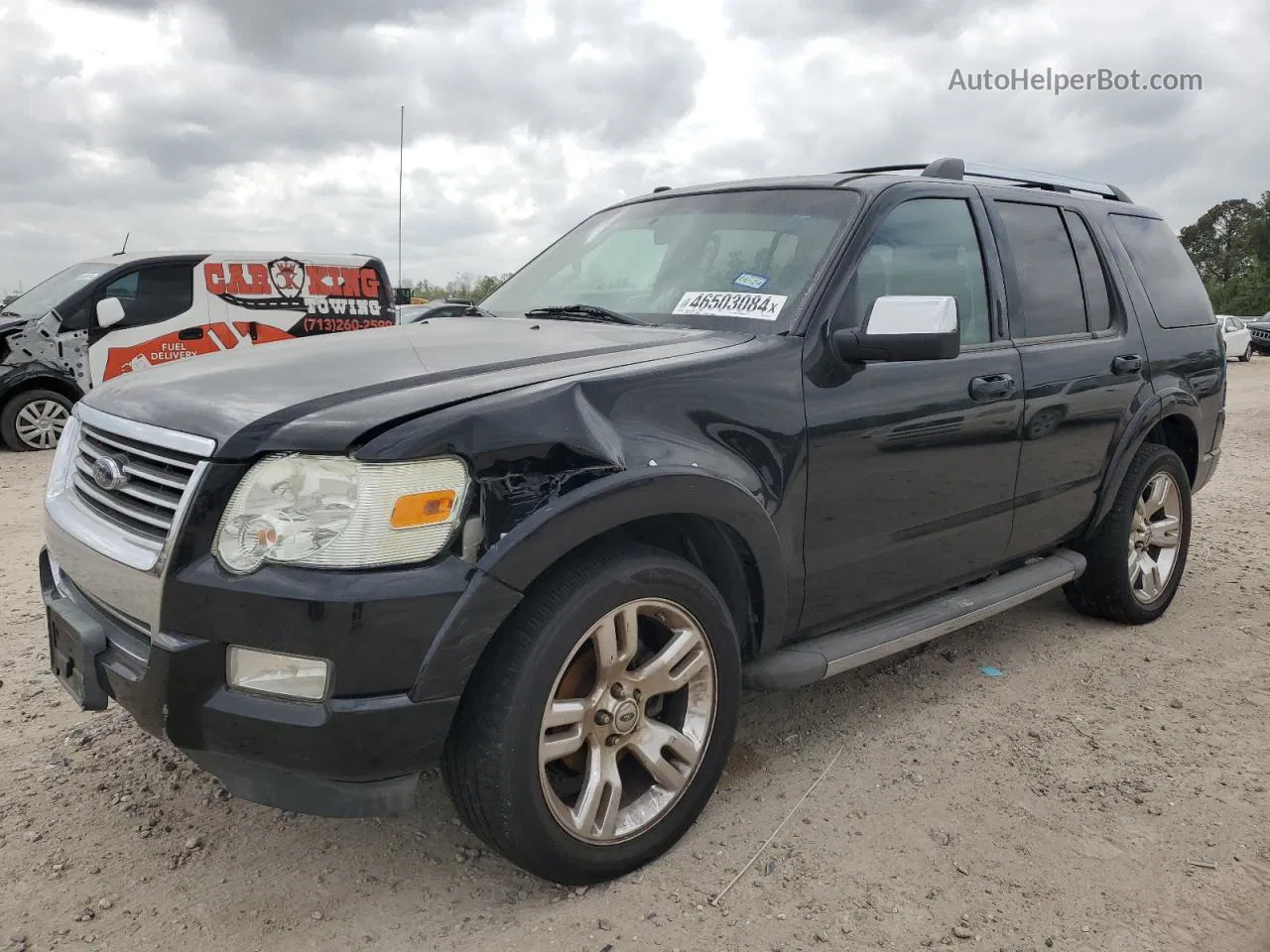 2010 Ford Explorer Limited Black vin: 1FMEU6FEXAUA84303