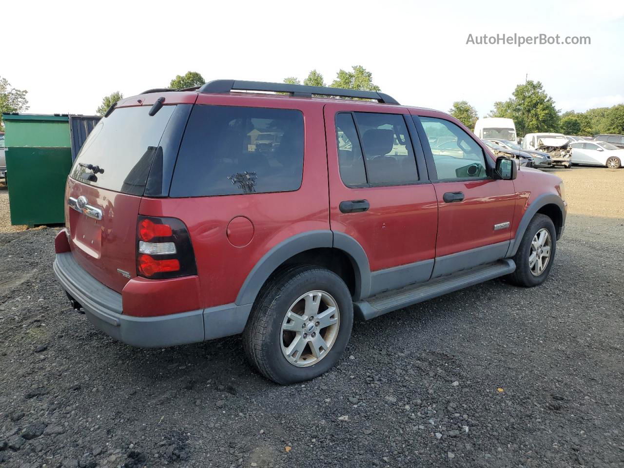 2005 Ford Explorer Xlt Red vin: 1FMEU73E66UB60603