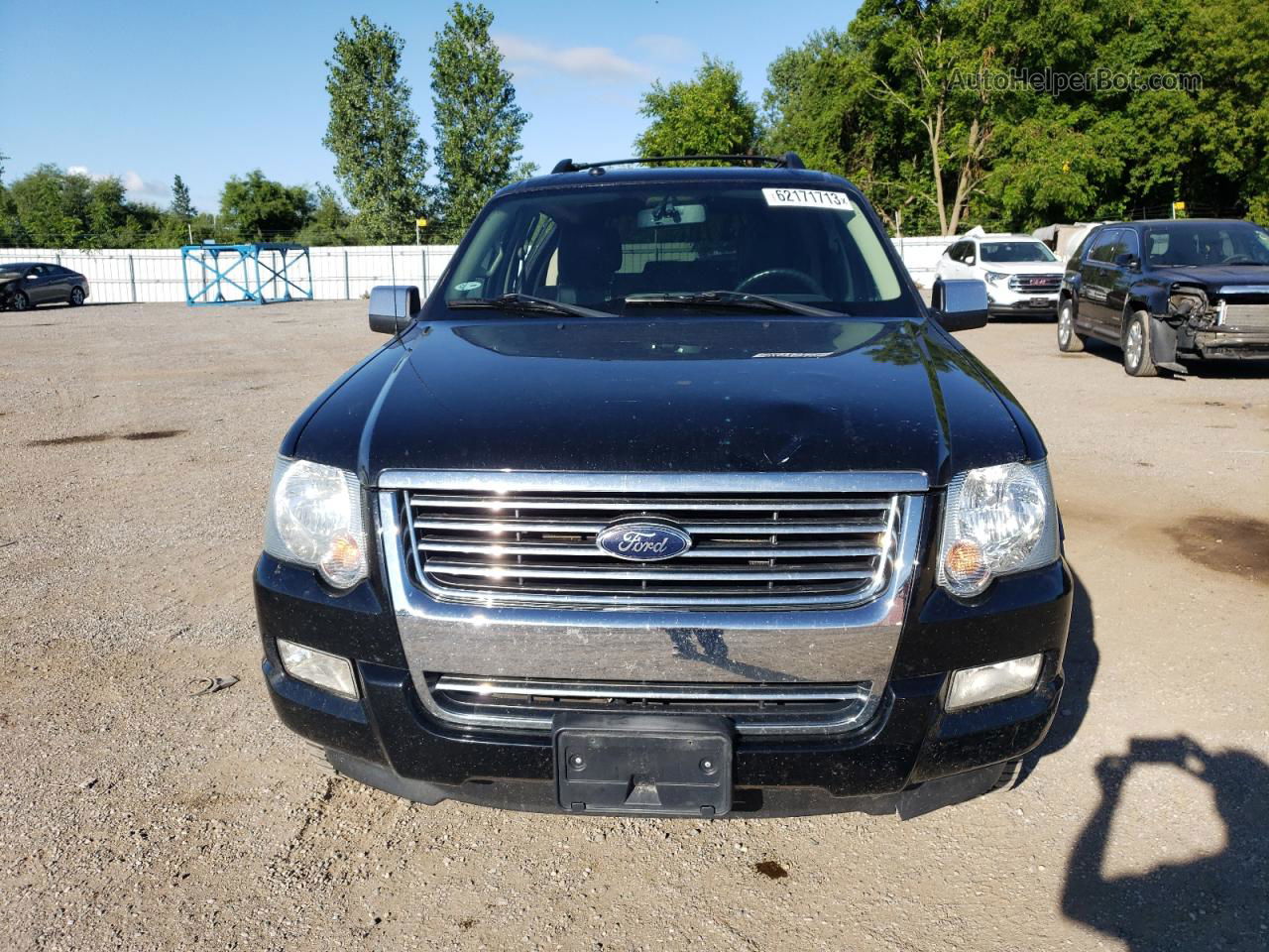 2010 Ford Explorer Xlt Black vin: 1FMEU7D82AUB07964