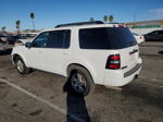 2010 Ford Explorer Xlt White vin: 1FMEU7D85AUA84650