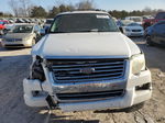 2010 Ford Explorer Xlt White vin: 1FMEU7D88AUA64523