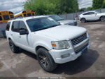 2010 Ford Explorer Xlt White vin: 1FMEU7D88AUA81662