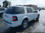 2010 Ford Explorer Xlt White vin: 1FMEU7D8XAUA64815