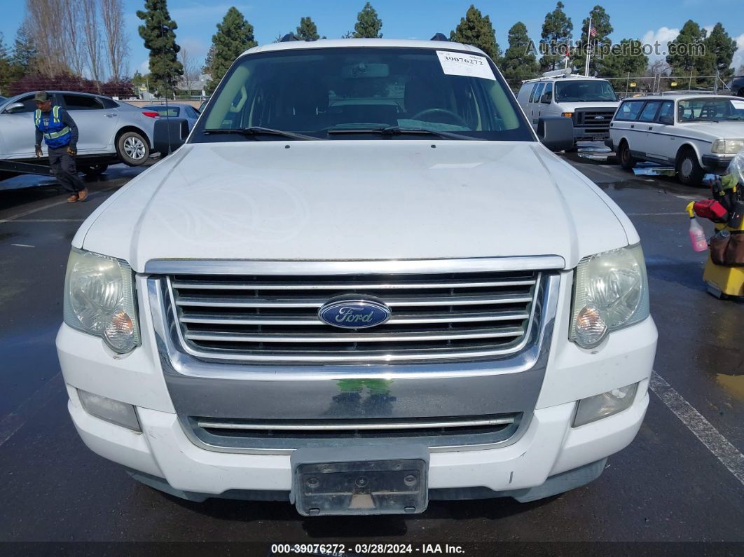 2010 Ford Explorer Xlt White vin: 1FMEU7D8XAUA64815