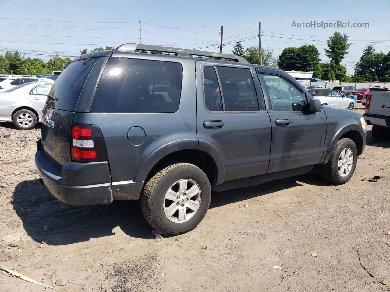 2010 Ford Explorer Xlt Gray vin: 1FMEU7DE0AUA69995