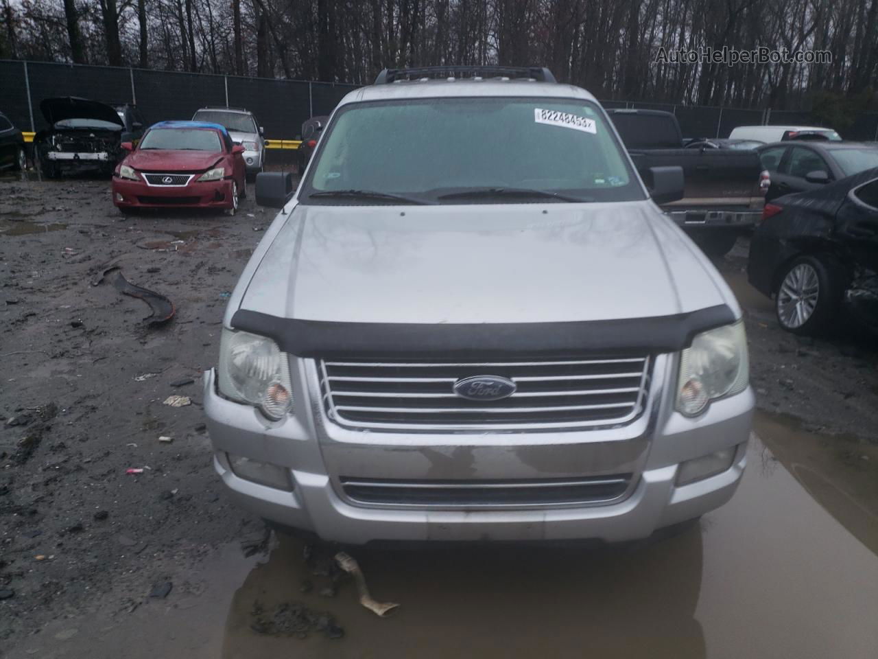 2010 Ford Explorer Xlt Silver vin: 1FMEU7DE0AUA99174