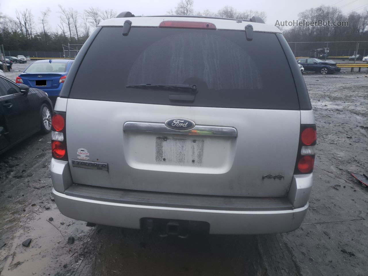 2010 Ford Explorer Xlt Silver vin: 1FMEU7DE0AUA99174