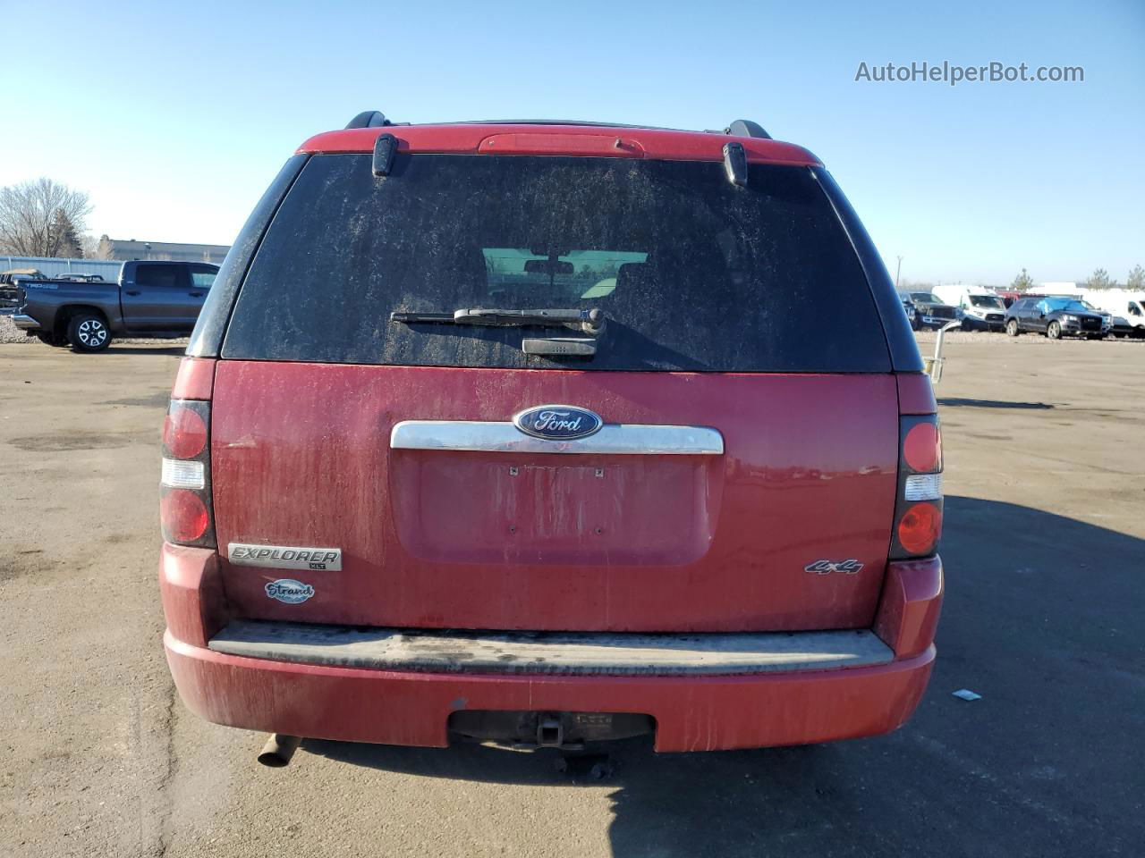 2010 Ford Explorer Xlt Red vin: 1FMEU7DE1AUA46242