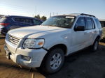 2010 Ford Explorer Xlt White vin: 1FMEU7DE1AUA58388