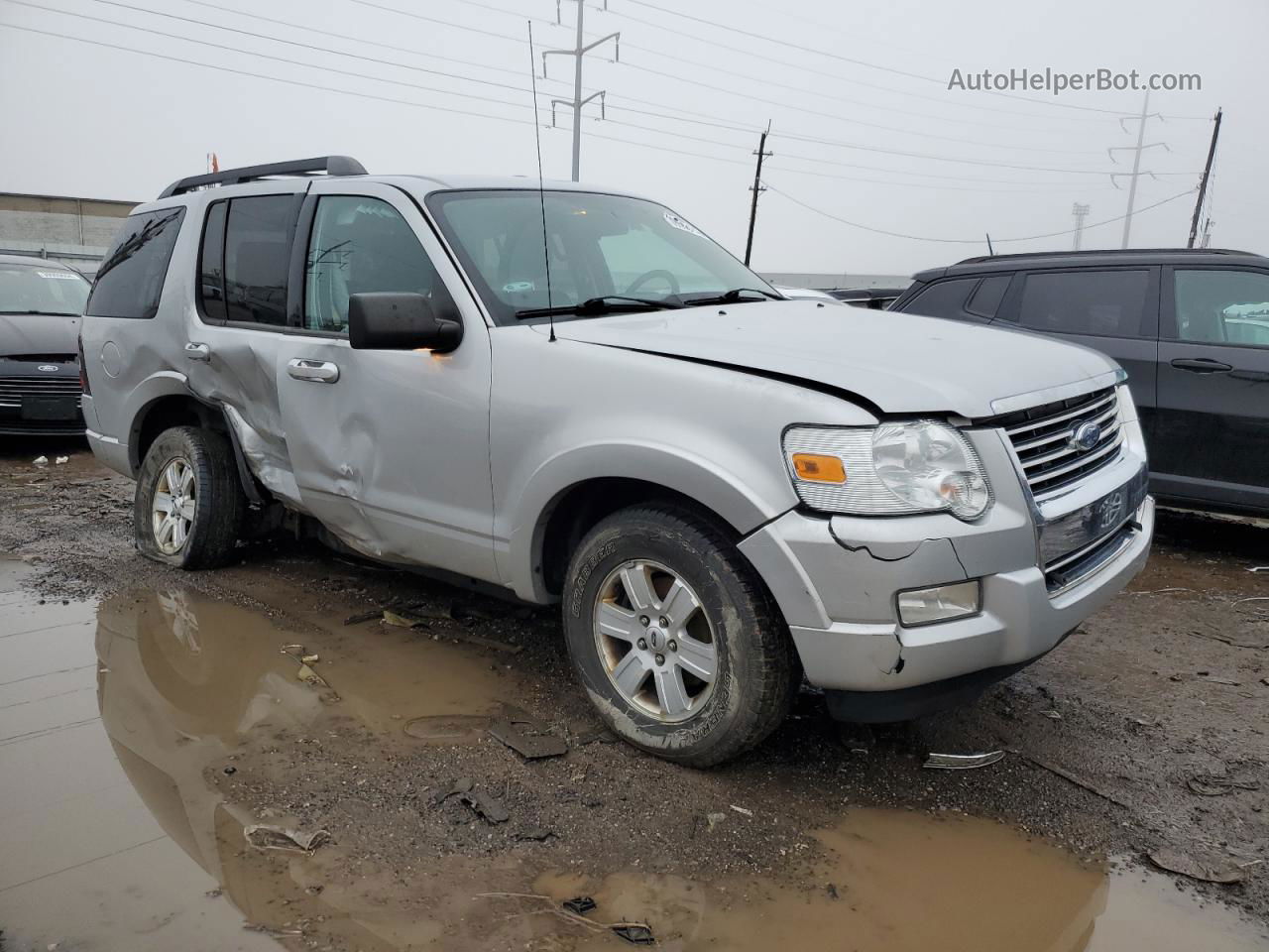 2010 Ford Explorer Xlt Silver vin: 1FMEU7DE1AUB02826