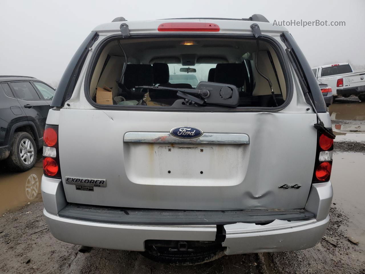 2010 Ford Explorer Xlt Silver vin: 1FMEU7DE1AUB02826