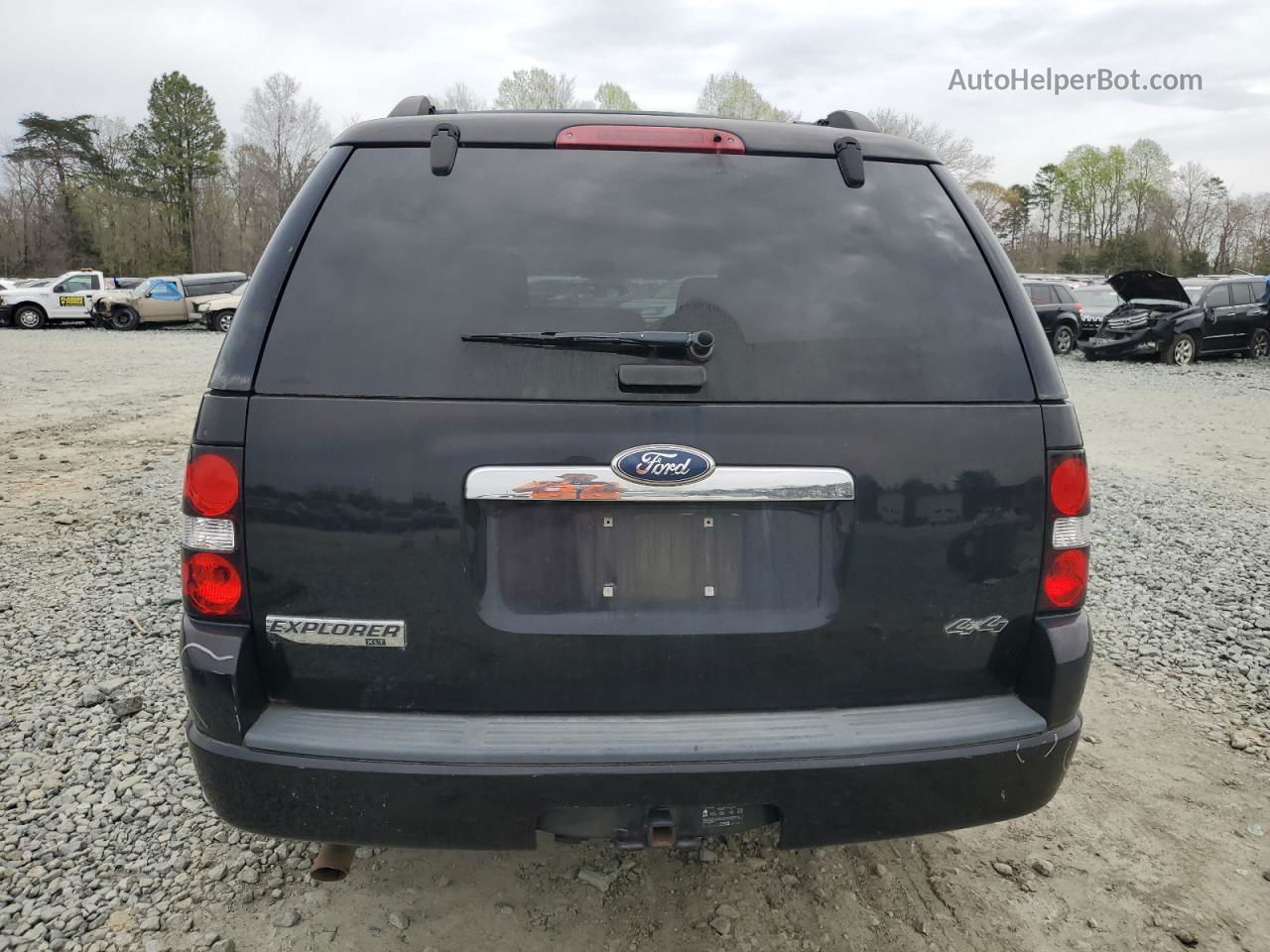 2010 Ford Explorer Xlt Black vin: 1FMEU7DE2AUA11936