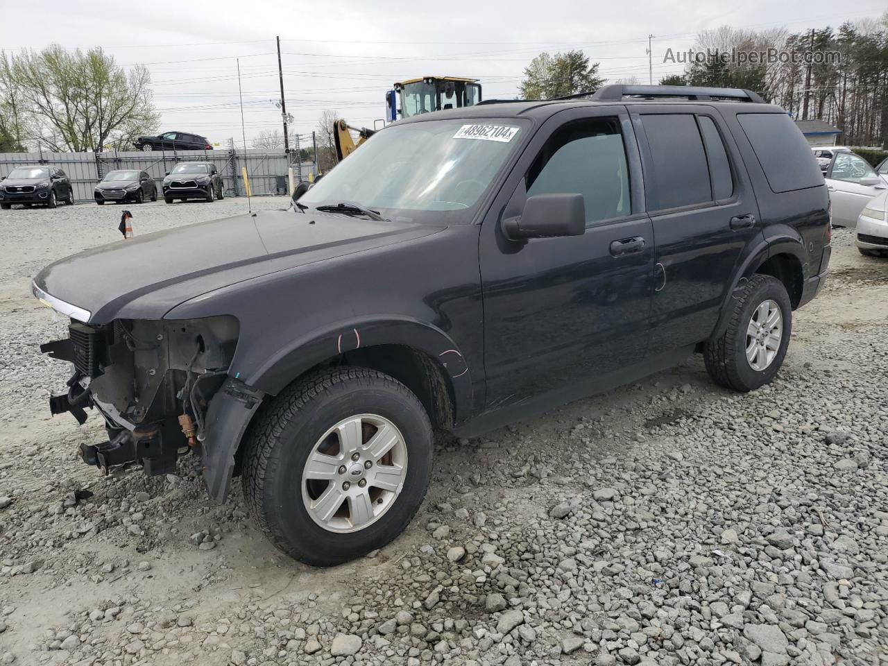 2010 Ford Explorer Xlt Black vin: 1FMEU7DE2AUA11936