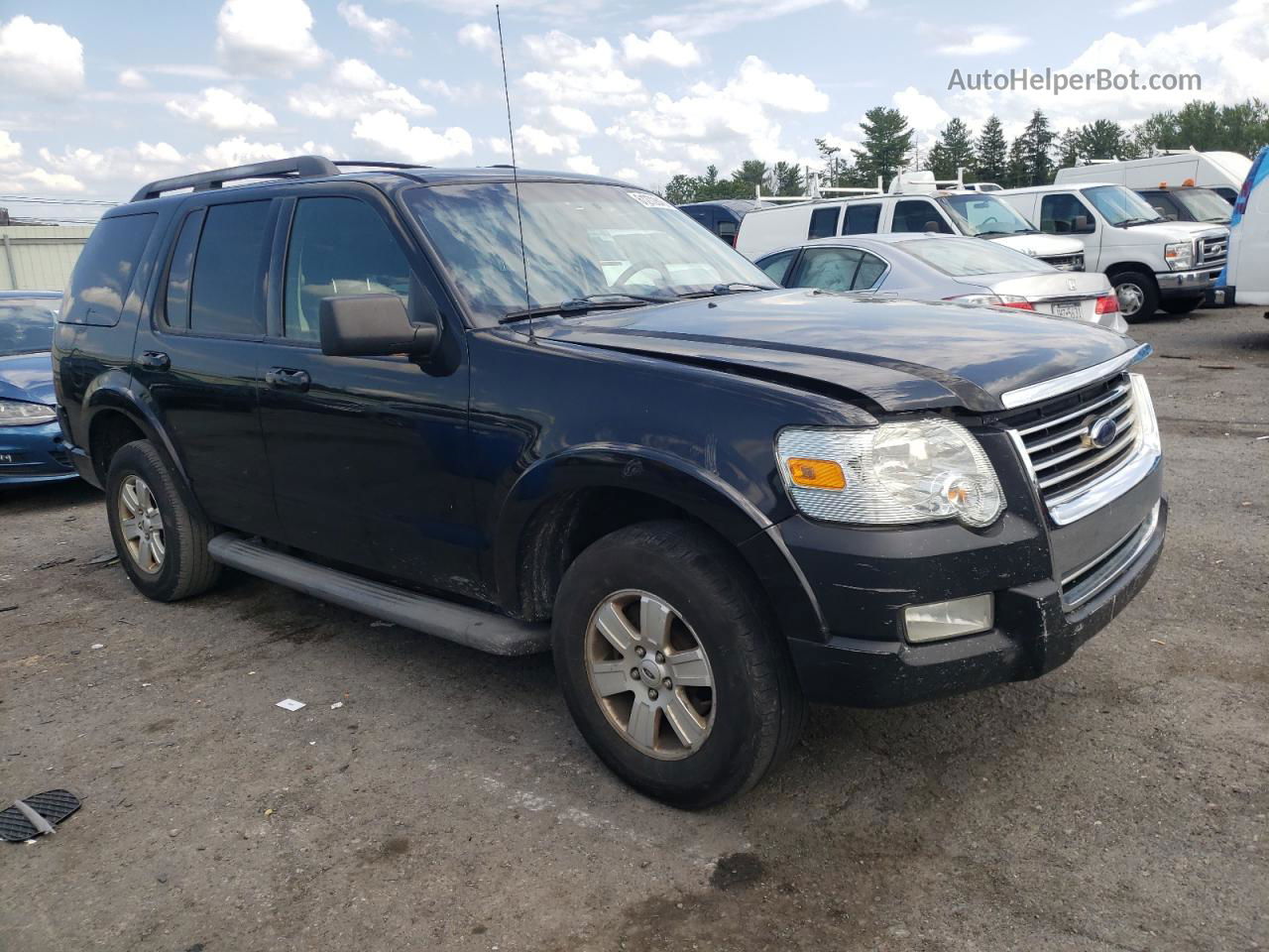 2010 Ford Explorer Xlt Черный vin: 1FMEU7DE2AUA15100