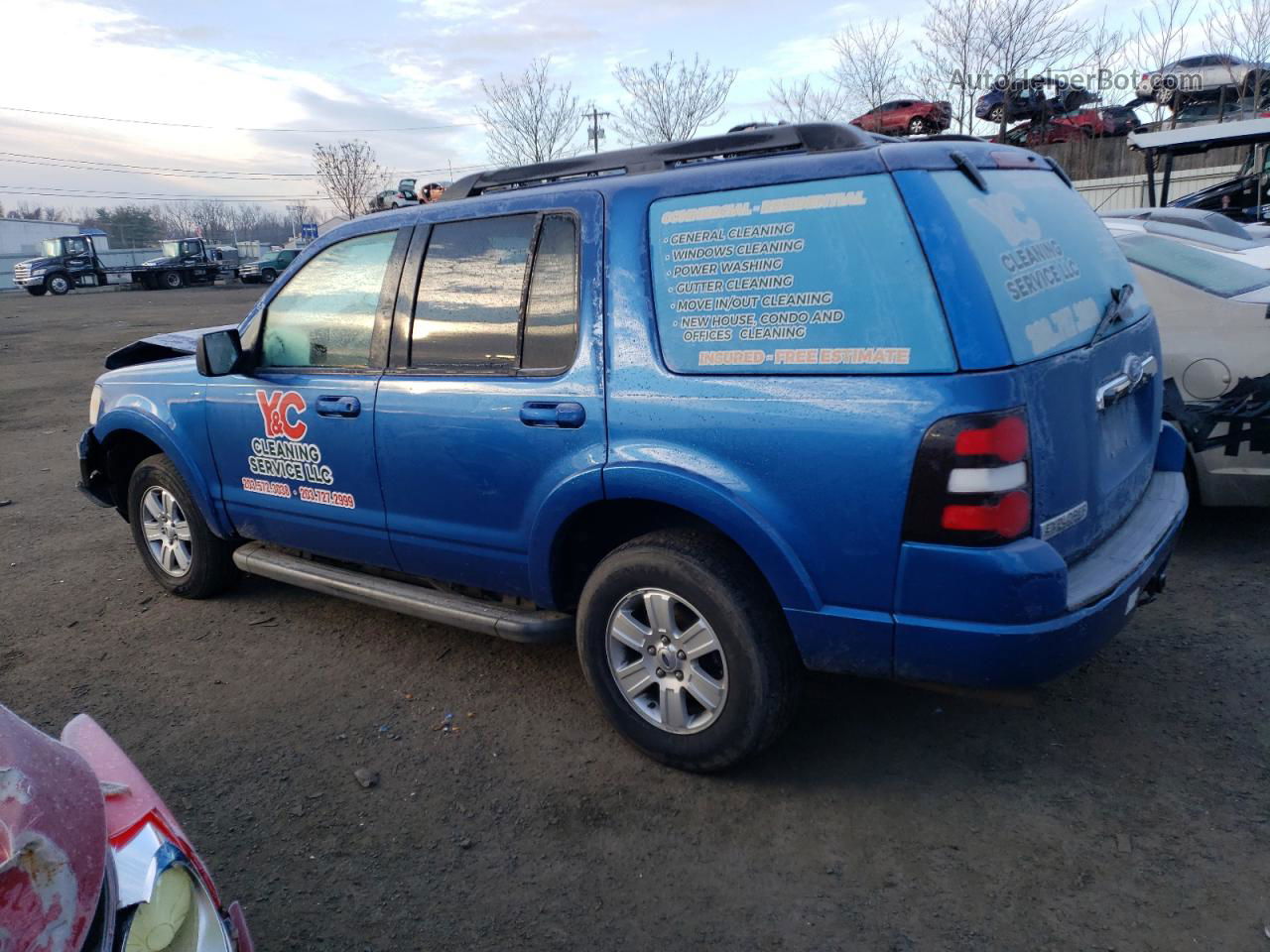 2010 Ford Explorer Xlt Blue vin: 1FMEU7DE2AUA39882