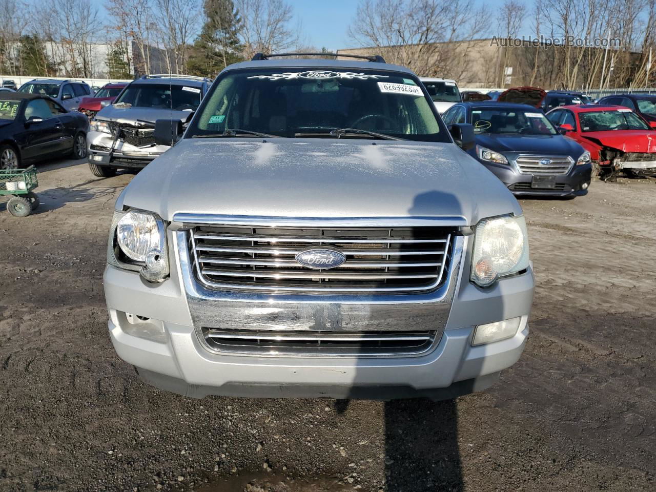 2010 Ford Explorer Xlt Silver vin: 1FMEU7DE2AUA42877