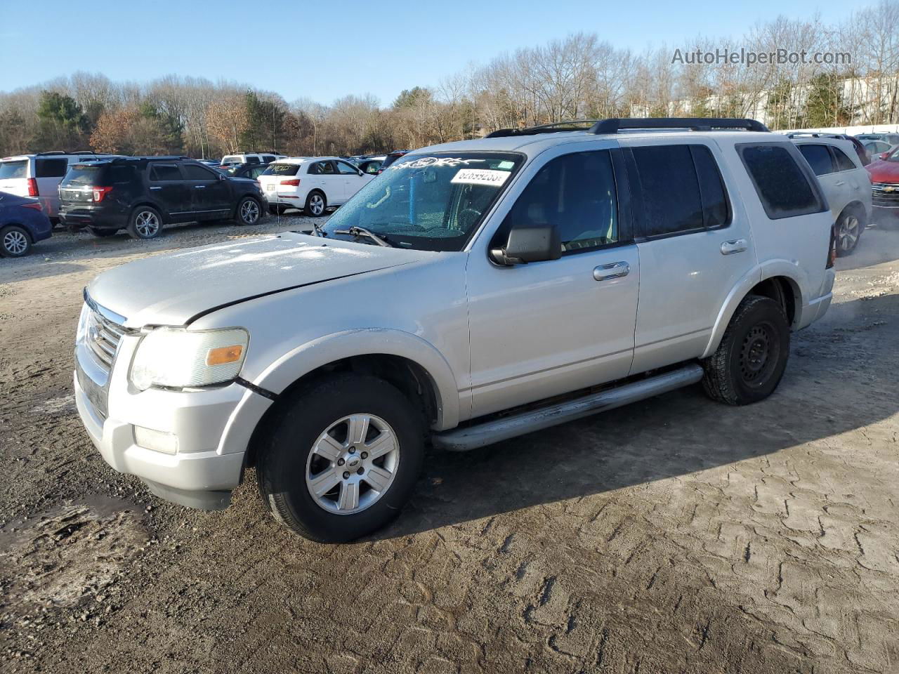 2010 Ford Explorer Xlt Silver vin: 1FMEU7DE2AUA42877