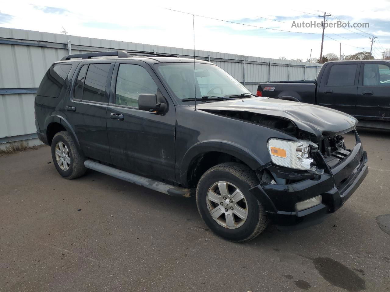 2010 Ford Explorer Xlt Black vin: 1FMEU7DE2AUA72056