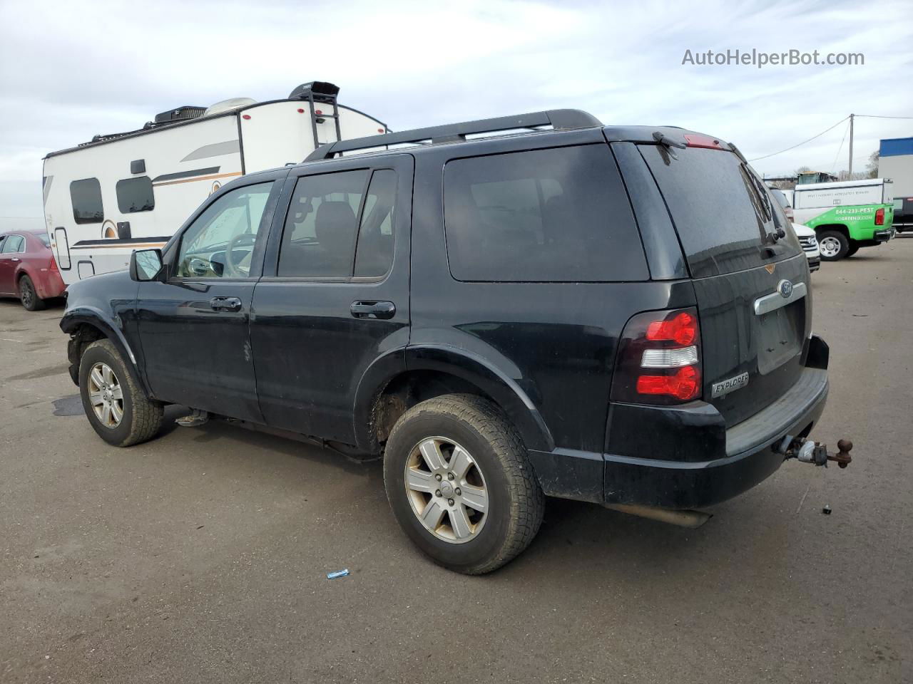 2010 Ford Explorer Xlt Black vin: 1FMEU7DE2AUA72056