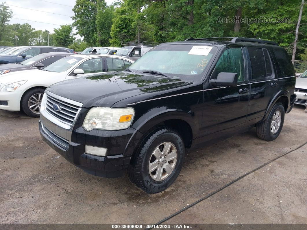 2010 Ford Explorer Xlt Black vin: 1FMEU7DE3AUA64113