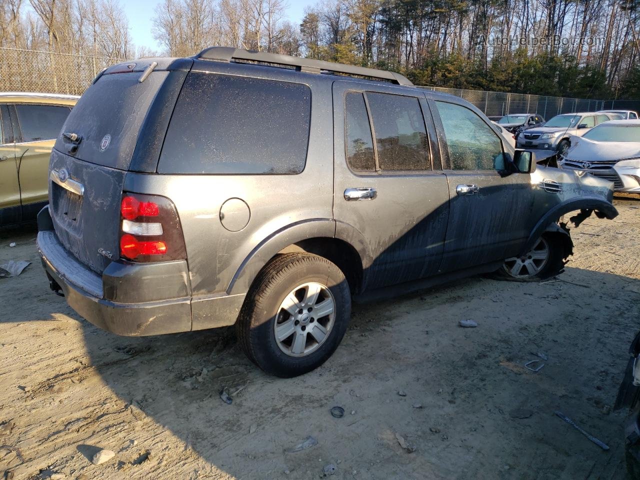 2010 Ford Explorer Xlt Gray vin: 1FMEU7DE3AUA66380