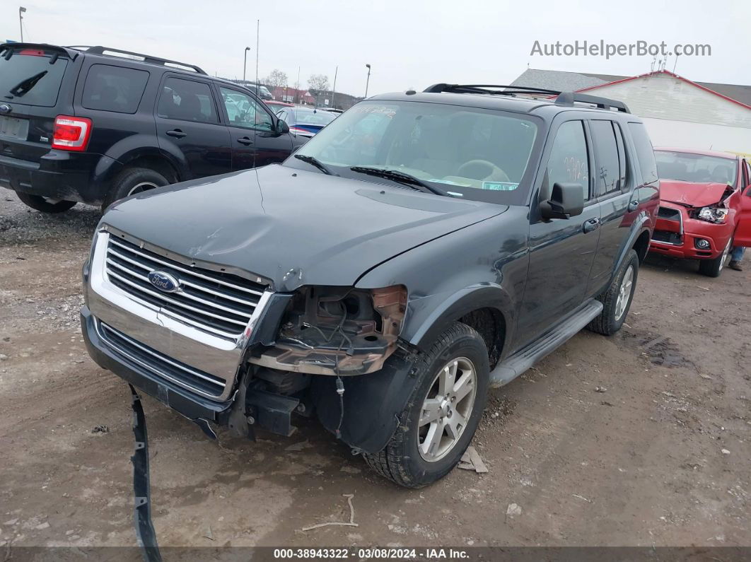 2010 Ford Explorer Xlt Gray vin: 1FMEU7DE3AUA92817