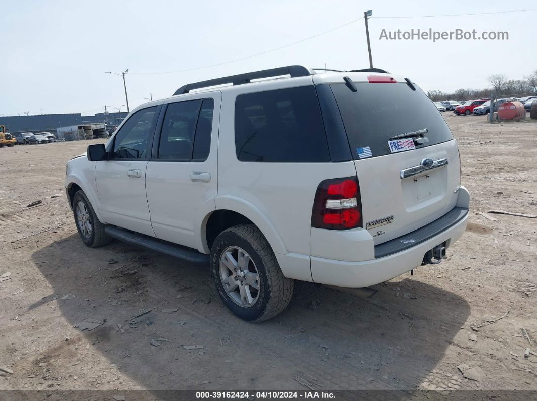 2010 Ford Explorer Xlt White vin: 1FMEU7DE4AUA04132