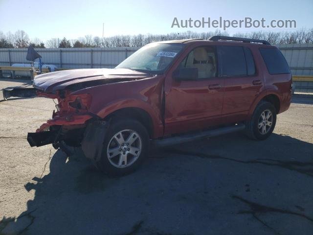 2010 Ford Explorer Xlt Красный vin: 1FMEU7DE4AUA19679