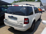 2010 Ford Explorer Xlt White vin: 1FMEU7DE4AUA28267