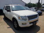 2010 Ford Explorer Xlt White vin: 1FMEU7DE4AUA28267