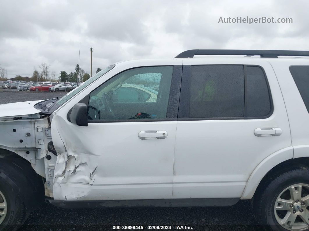 2010 Ford Explorer Xlt White vin: 1FMEU7DE4AUA63195