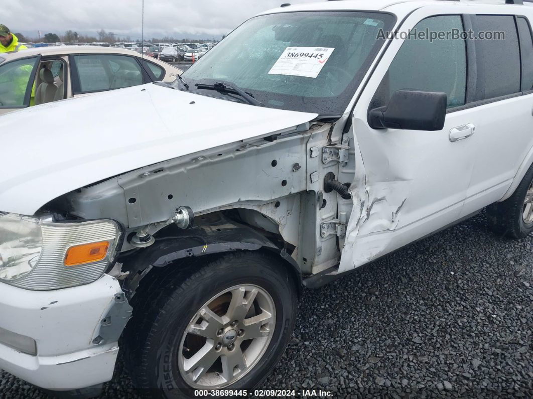 2010 Ford Explorer Xlt White vin: 1FMEU7DE4AUA63195