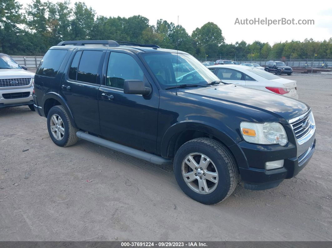 2010 Ford Explorer Xlt Black vin: 1FMEU7DE4AUA89554