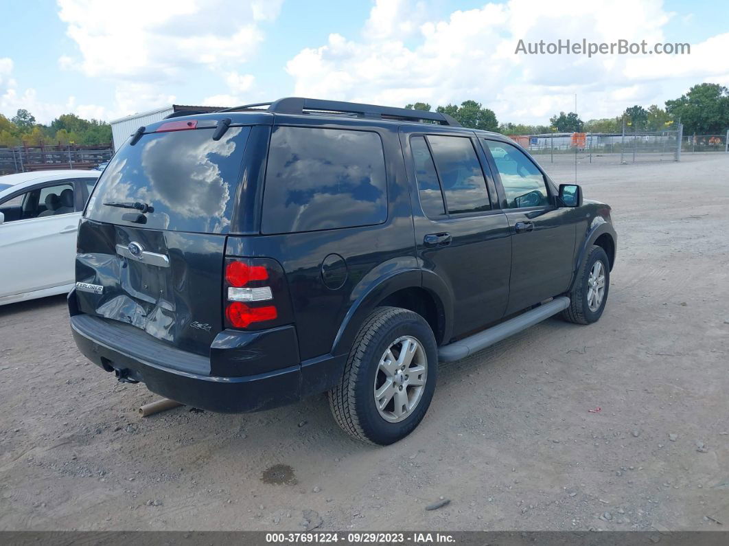 2010 Ford Explorer Xlt Black vin: 1FMEU7DE4AUA89554