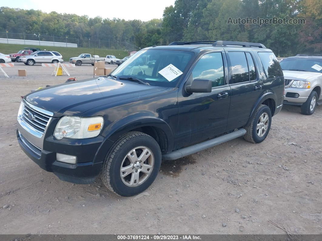 2010 Ford Explorer Xlt Black vin: 1FMEU7DE4AUA89554