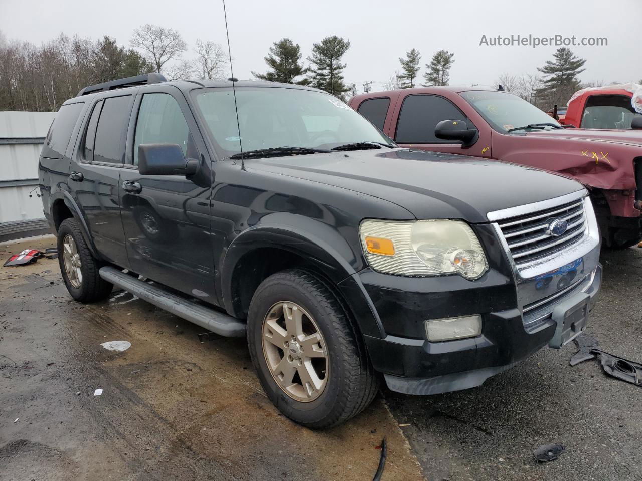 2010 Ford Explorer Xlt Black vin: 1FMEU7DE4AUA91594