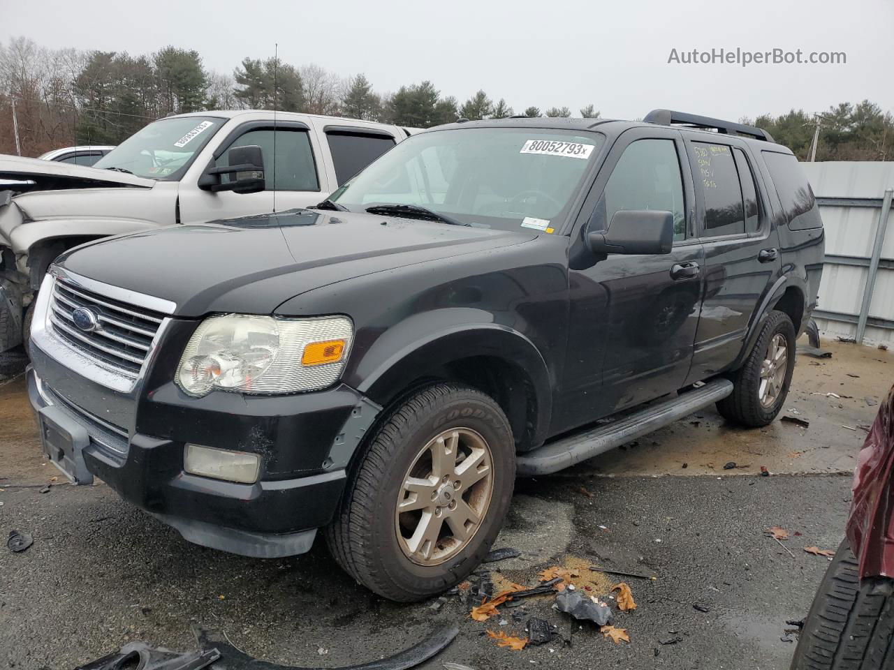 2010 Ford Explorer Xlt Black vin: 1FMEU7DE4AUA91594