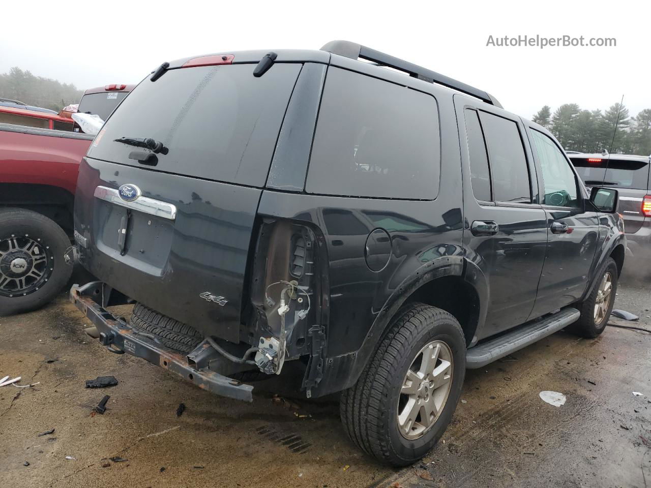 2010 Ford Explorer Xlt Black vin: 1FMEU7DE4AUA91594