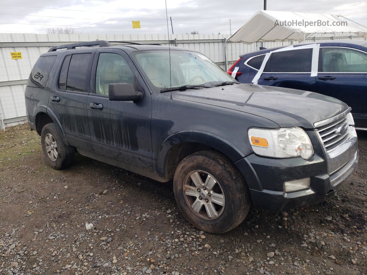 2010 Ford Explorer Xlt Gray vin: 1FMEU7DE5AUA12255