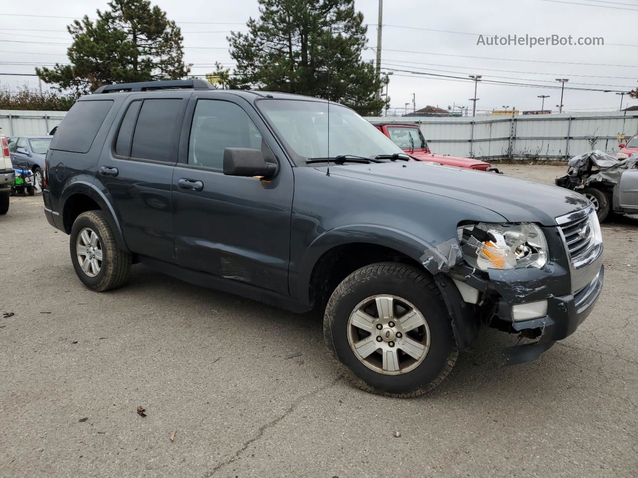 2010 Ford Explorer Xlt Blue vin: 1FMEU7DE5AUA77770