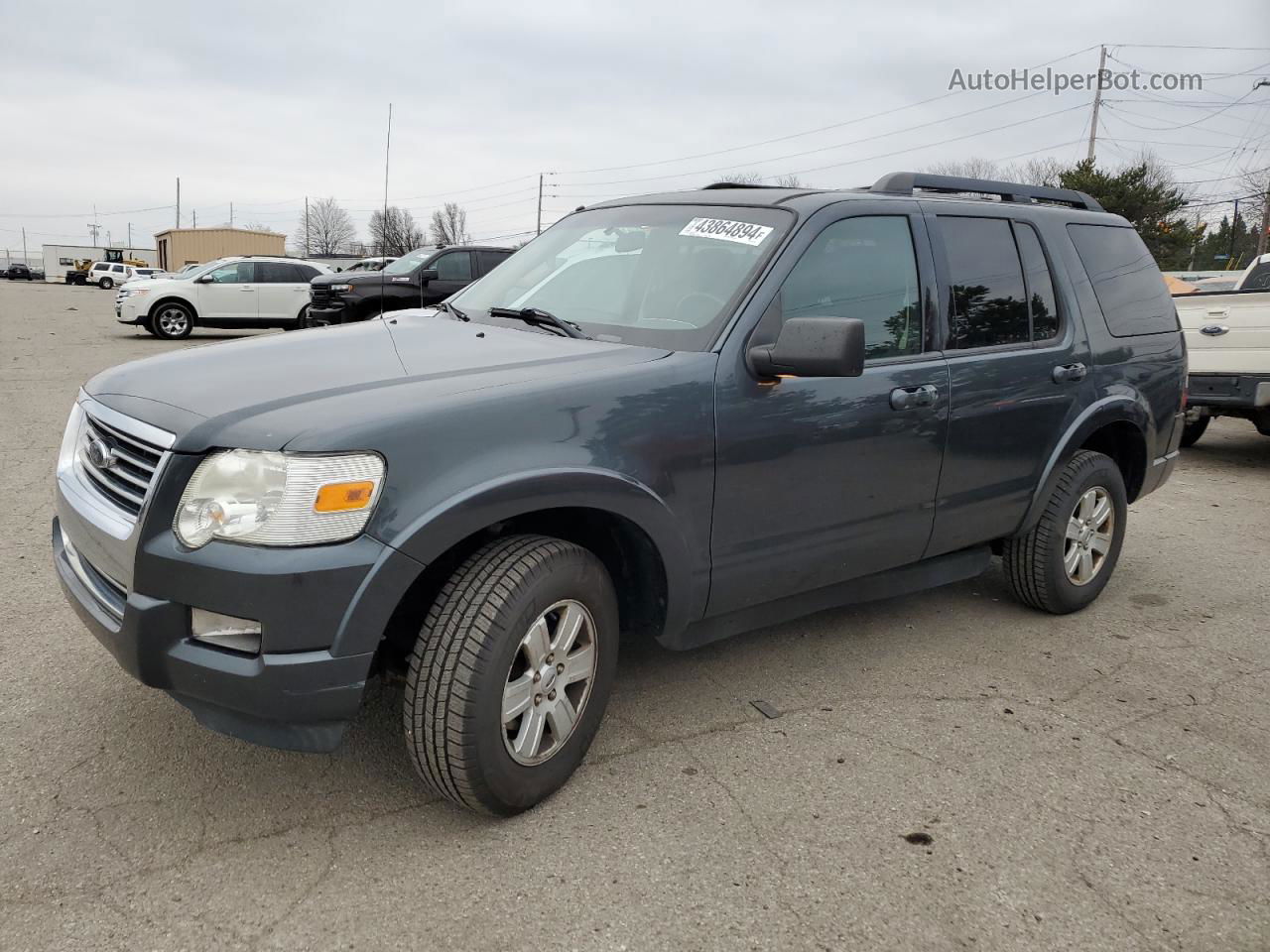 2010 Ford Explorer Xlt Blue vin: 1FMEU7DE5AUA77770