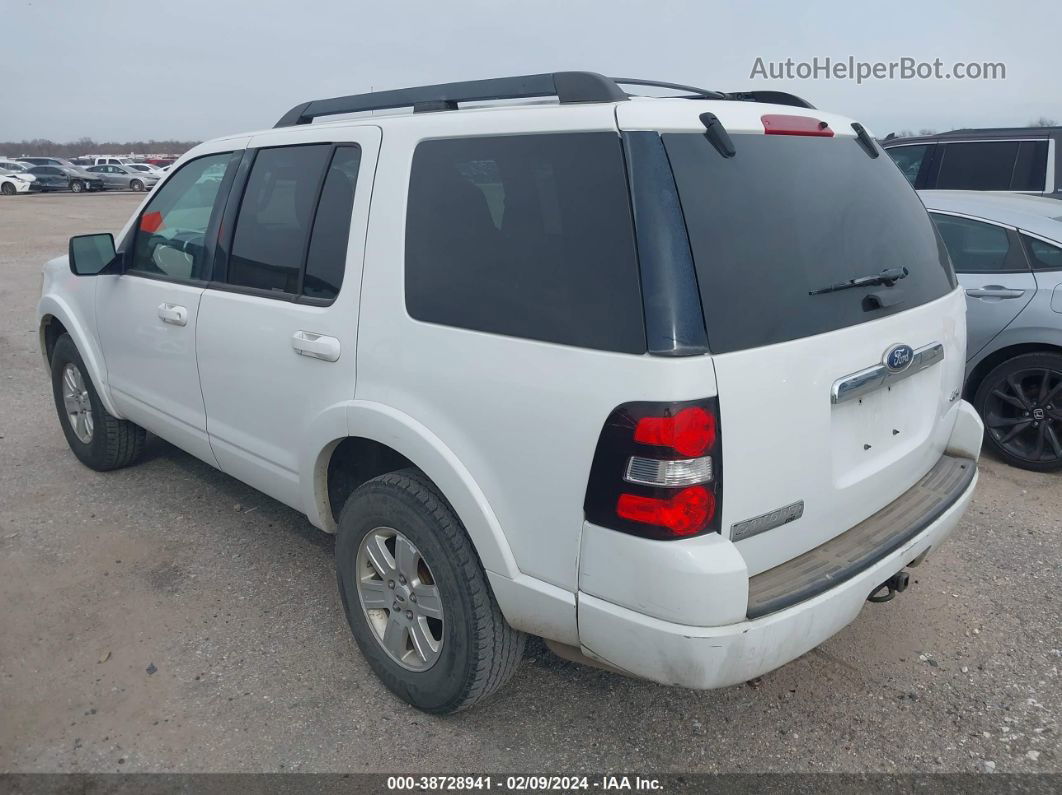 2010 Ford Explorer Xlt White vin: 1FMEU7DE5AUA86100