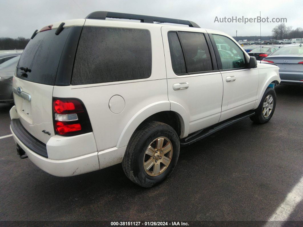 2010 Ford Explorer Xlt White vin: 1FMEU7DE5AUA93094