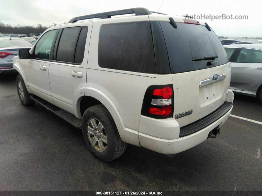 2010 Ford Explorer Xlt White vin: 1FMEU7DE5AUA93094